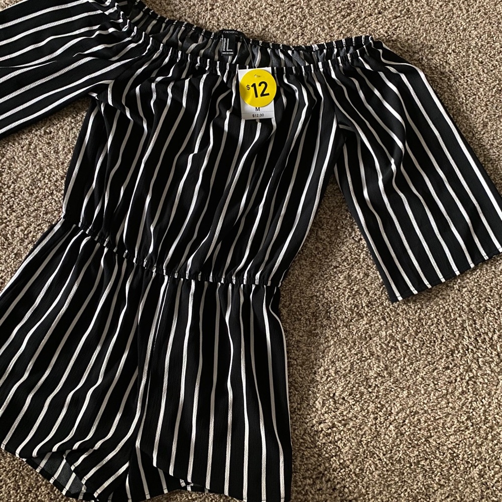 Forever 21 off-shoulder romper